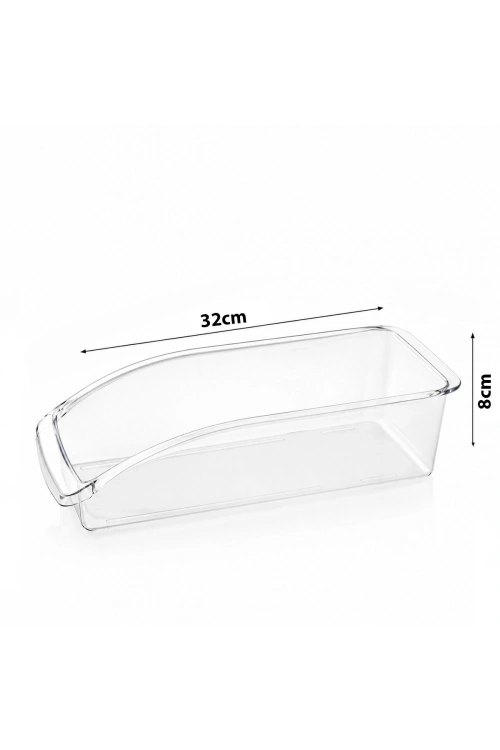 Egonex Urve Ur-3581 ( 32x8cm ) ( Şeffaf ) ( Düzenleyici ) Plastik Mika Modüler Çok Amaçlı Organizer*24=k