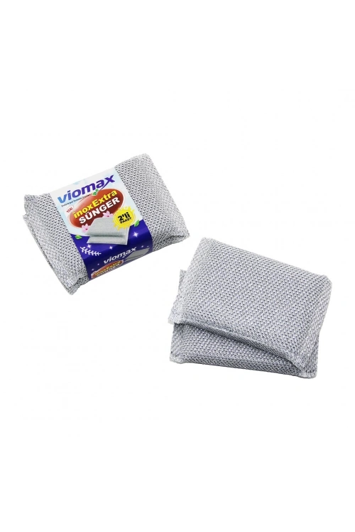 Egonex Viomax Tm-785 ( 2pcs ) ( İnox Extra ) Temizlik & Bulaşık Süngeri*24x10