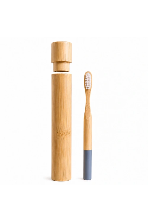 Egonex Wenken Ur-3550 ( Ahşap & Bambu ) ( Diş Fırça Kutulu ) Diş Fırça Seti*36