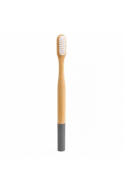 Egonex Wenken Ur-3684 ( Ahşap & Bambu ) ( Gri Sap ) Diş Fırçası*60