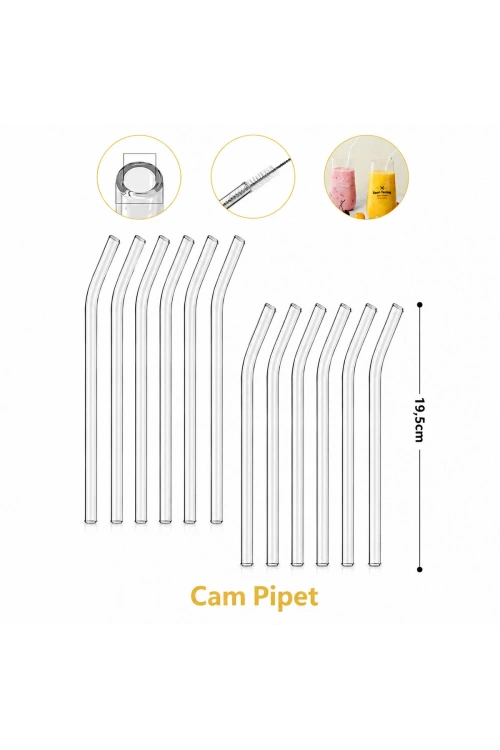 Egonex Yakut-12964 ( Cam ) Pipet ( 19.5cm ) ( Poşetli Ambalaj )*25x48