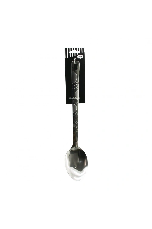 Egonex Yakut-13441 ( Çelik Metal ) ( Servis Kaşık ) Desenli ( 36cm )*12x6