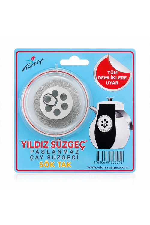 Egonex Yıldız Sök Tak Çay Süzgeç*50x20