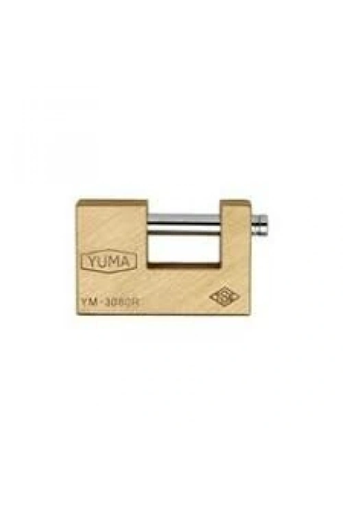 Egonex Yuma Ym-3080r ( Geniş & Sarı ) Kayar Milli Pimli Kilit 80mm*48