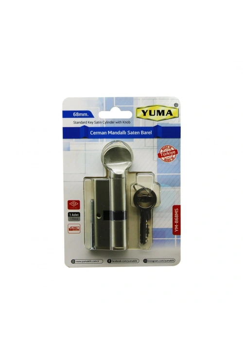 Egonex Yuma Ym-b68ms Cerman Mandallı Saten Barel Kilit ( 68mm )*50