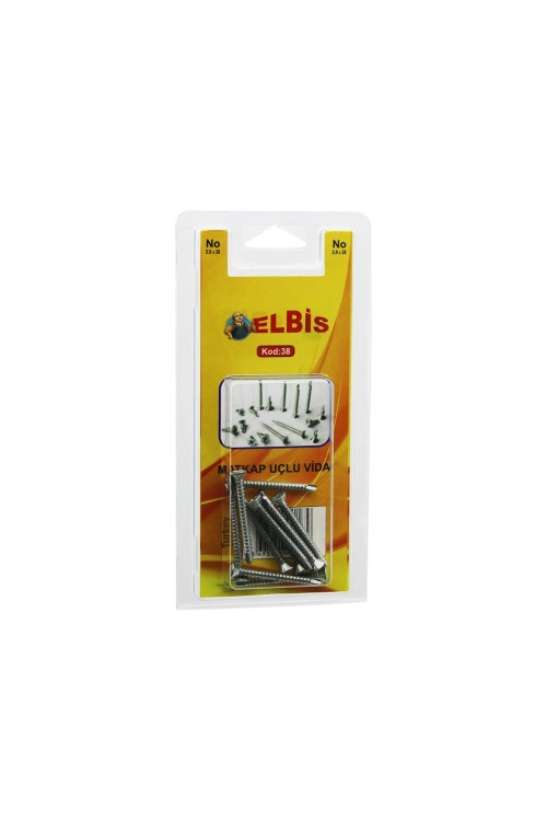 Elbis-38 3.9x38 Matkap Uçlu Akıllı Vida *12x24
