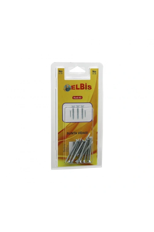Elbis-43 3.5x40 Sunta Vidası*12x24