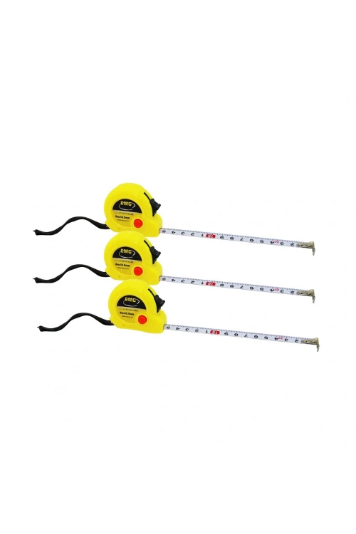 Emg Hrd-100 ( 2mt X 12.5mm ) ( Çift Fren Düğmeli ) Çelik Şerit Metre*30x16