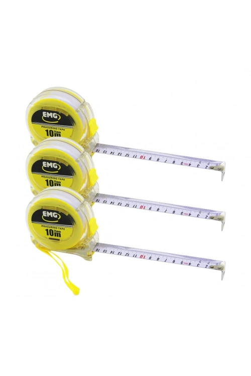 Emg Measurıng Tape Hrd-180 ( 10mtx25mm ) ( Şeffaf ) Şerit Metre*6x12