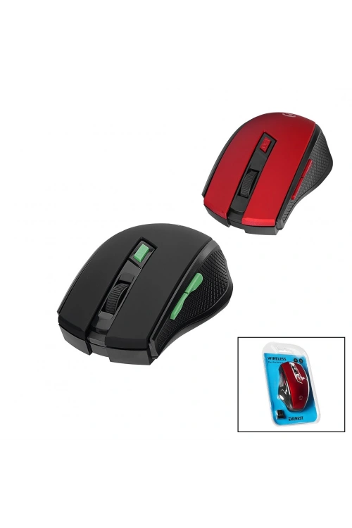Everest Smw-777 ( Wireless & Kablosuz ) (1600dpı) Usb Optical Mouse ( Vakum Ambalaj )*40