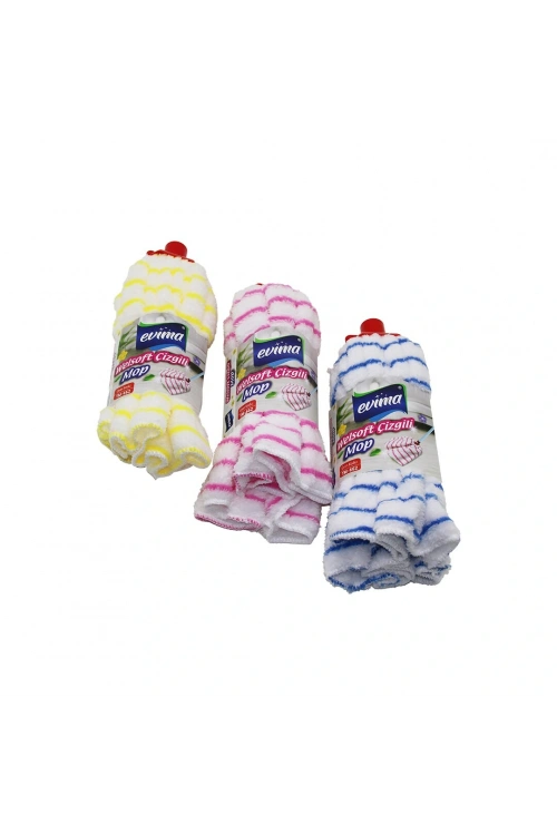 Evima Tm-662 Eko Welsoft Çizgili ( Havlu Mop )*100=k