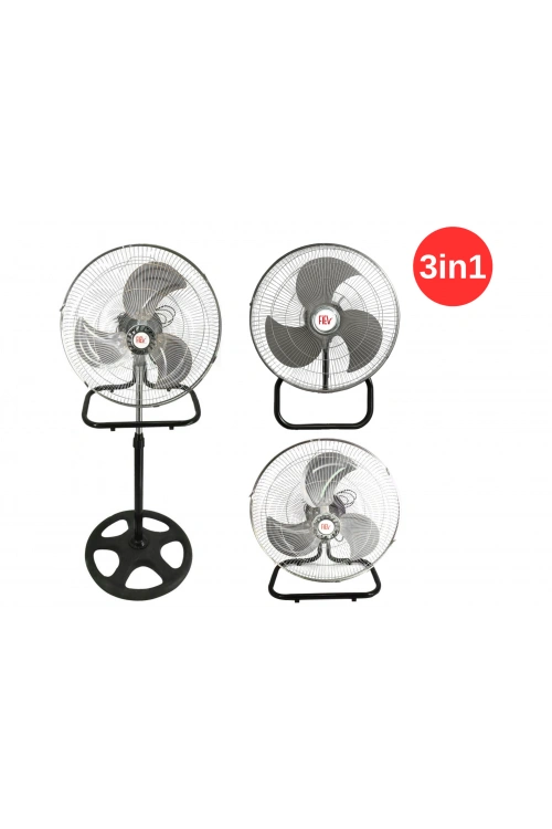 Fiev Fsv18 (18) 45 Cm 130 W 230 V Monofaze 3in1 Ayaklı-duvar-masa Tipi Vantilatör