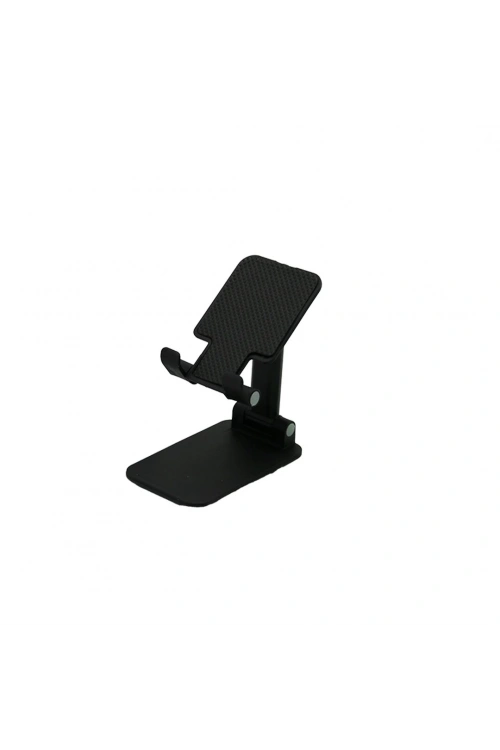 Folding Desktop Phone Stand Yakut-12963 ( Akrobat ) Masa Üstü Telefon Tutacak ( Siyah ) ( Plastik )*200