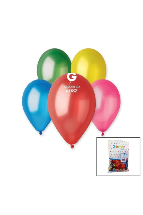 Gemar Gm-110-82 ( Metalik & Karışık ) Balon ( 11 & 28cm & 100pcs )*1x50