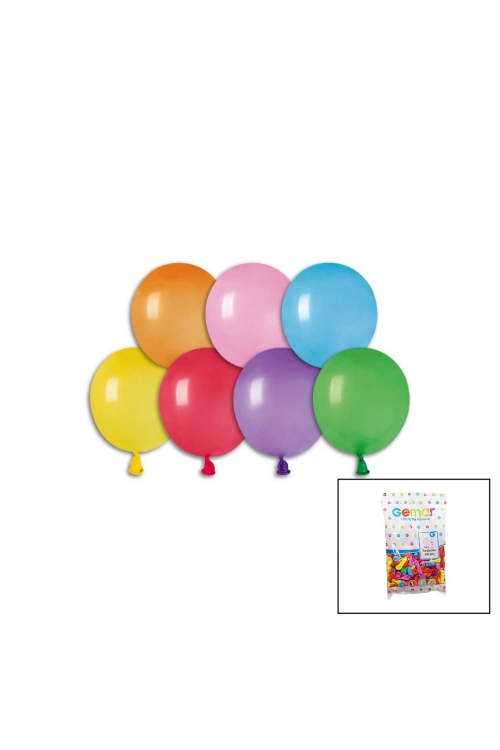 Gemar-pt20 Renkli Su Balon #086 ( 3 & 8cm & 500pcs )*1x100