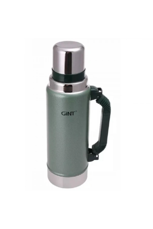 Gint 1.25 Litre Paslanmaz Çelik Termos 24 Saat Sıcak 12 Saat Soğuk Yeşil