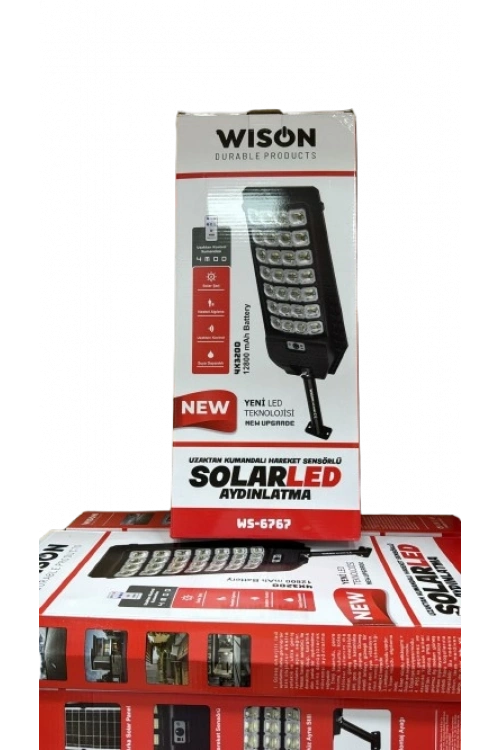 Güneş Enerjili Sokak Aydınlatması Ws-6767 Wison