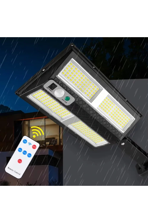 Hareket Sensörlü Ip65 Güneş Enerjili Led Spot Kumandalı