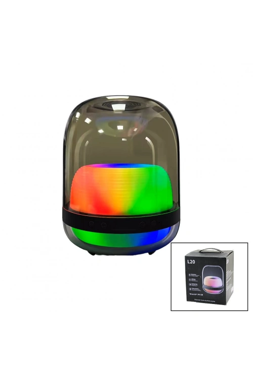 Hasuba Hs-106 (l20) (mika Kristal Küre) Bluetooth Wireless Hoparlör& Speaker (ışıklı & Usb Şarjlı & Powerbank)*18