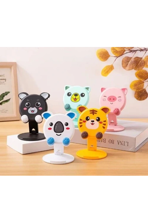 Hayvan Figürlü Masaüstü Telefon Standı 5 Model