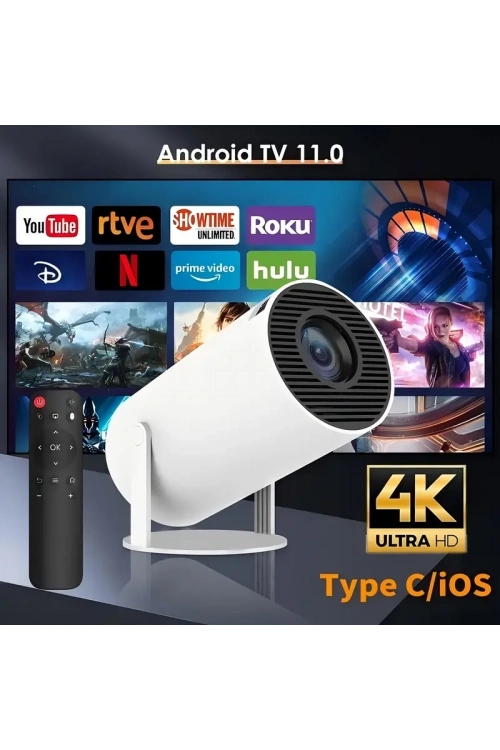 Hy300 Full Hd Android Taşınabilir Mini Projeksiyon Cihazı