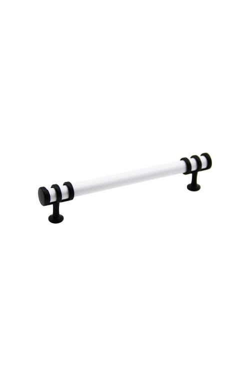 İbico-950 ( 16cm ) ( Yüzük Siyah & Kulp Beyaz ) Boru Çekmece Kulp*10x5