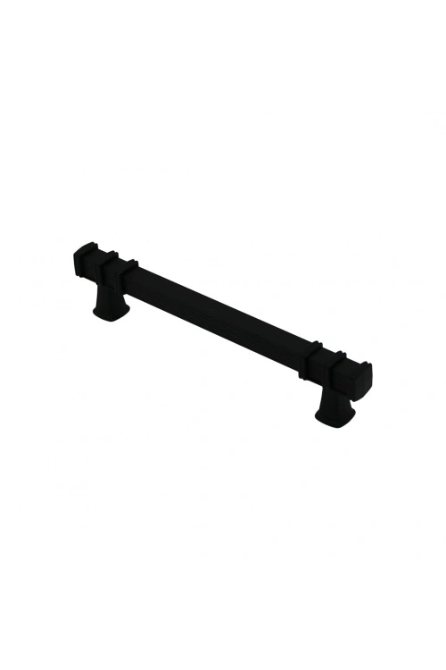İbico-962 ( 12.8cm ) ( Yüzük Siyah & Kulp Siyah ) ( Kare ) Çekmece Kulp*10x5