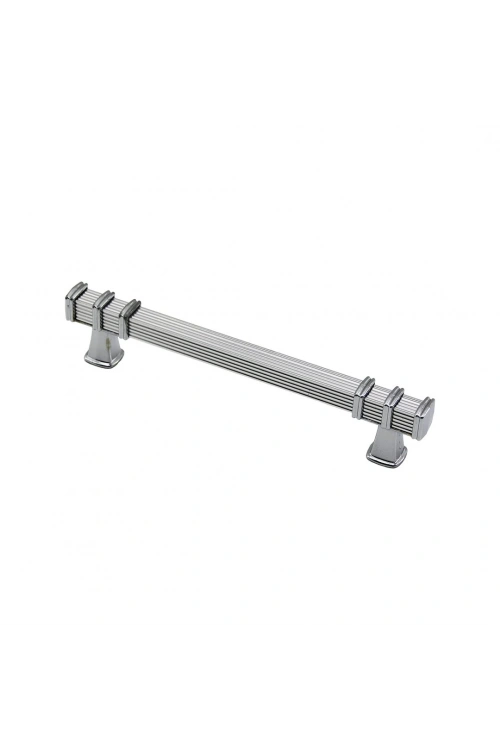 İbico-969 ( 12.8cm ) ( Yüzük Krom & Kulp Krom ) ( Kare ) Çekmece Kulp*10x5
