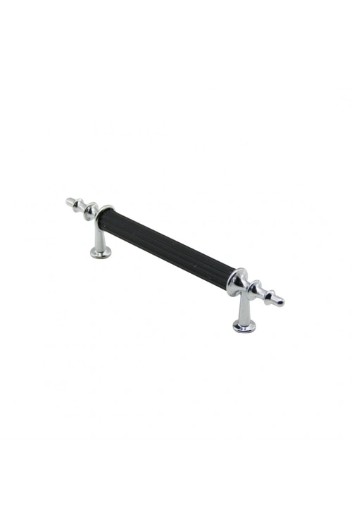 İbico-974 ( 9.6cm ) ( Krom & Siyah ) Boru Kulp*10x5