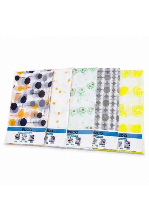 İbico İ21-012 ( 6pcs ) ( 30x45cm ) ( Eva & Kaymaz ) Dolap Ve Çekmece İçi Raf Örtüsü*100