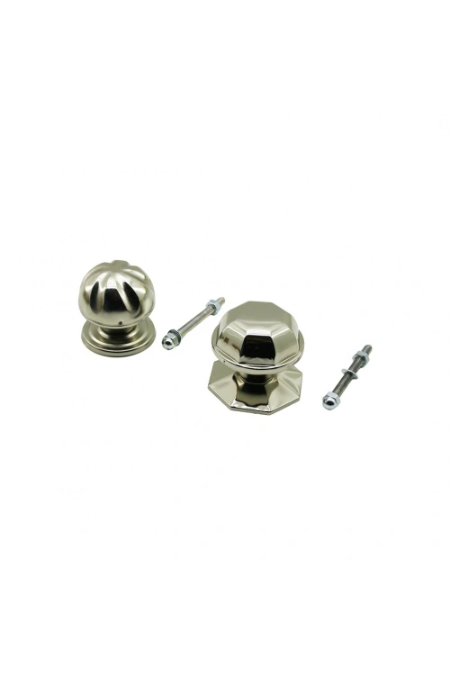 İbico Kapı Babası Gri Nikel Kapı Tokmak*8x12