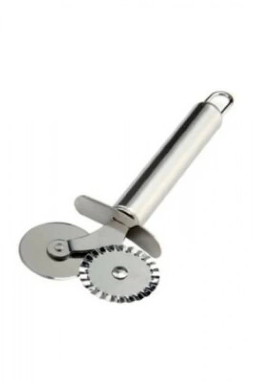 İbico No:354 ( Metal Saplı ) Çift Başlı Metal Pizza Ruleti *600