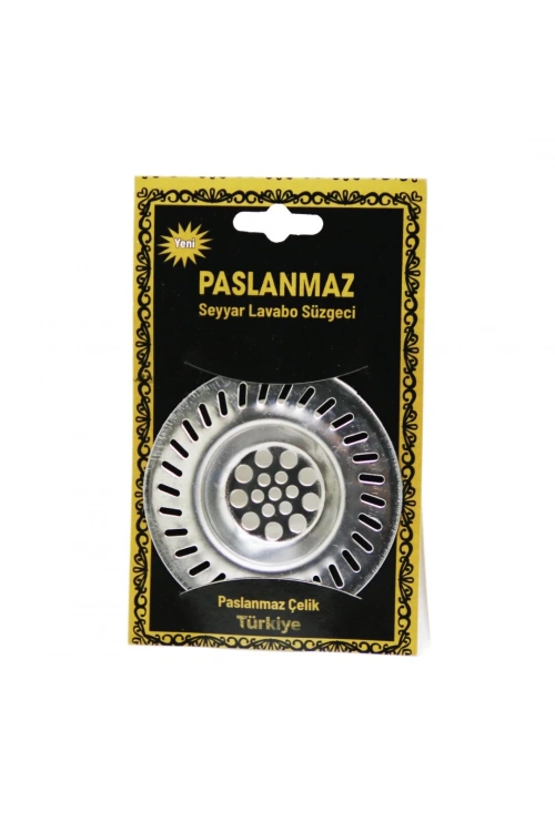 İbico Paslanmaz Seyyar Metal Lavabo Süzgeçi*50x14