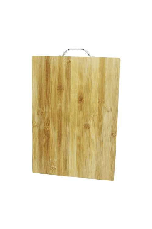 İm@-540 ( 26x36cm ) Lux Ahşap Bambu Kesim Panosu ( Metal Kulplu )*20