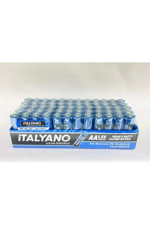 Italyano 1.5v Aa Kalem Pil 15x4 lü 60 Adet