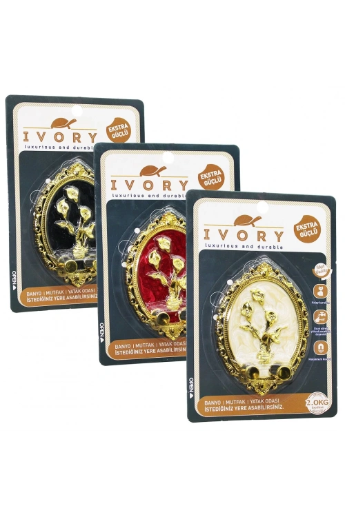Ivory Ivo-ask-149 Eskitme 2li Lüx Yapışkan Askı 2kg*240