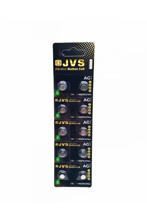Jvs Ag1 1.5v Lr60 Saat Pili 10lu Kart*400