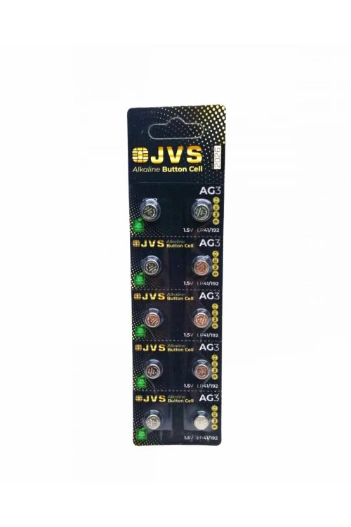 Jvs Ag3 1.5v Lr41 Saat Pili 10lu Kart*400
