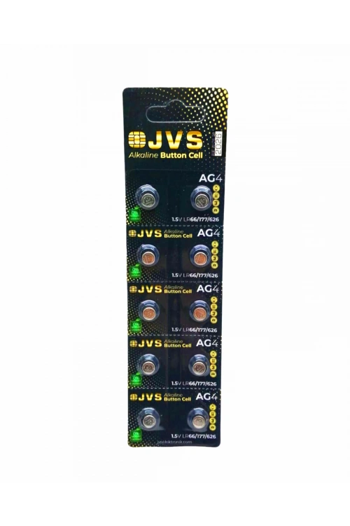 Jvs Ag4 1.5v Lr66 Saat Pili 10lu Kart*400