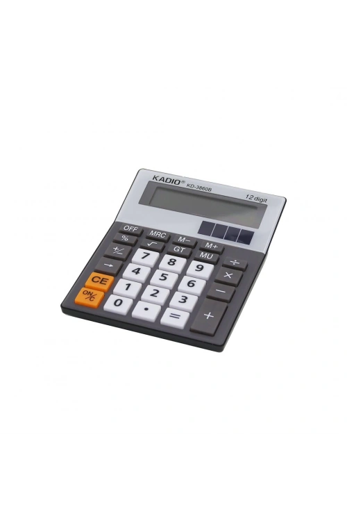 Kadıo Kd-3860b ( 12 Haneli ) Elektronik Hesap Makinesi*150