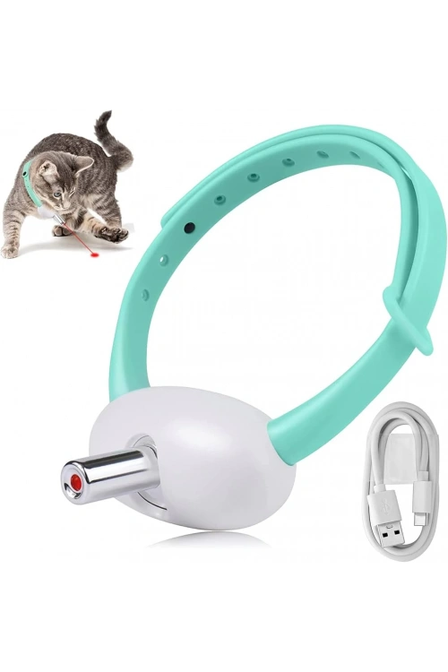 Kedi Otomatik Lazer Oyun Tasması