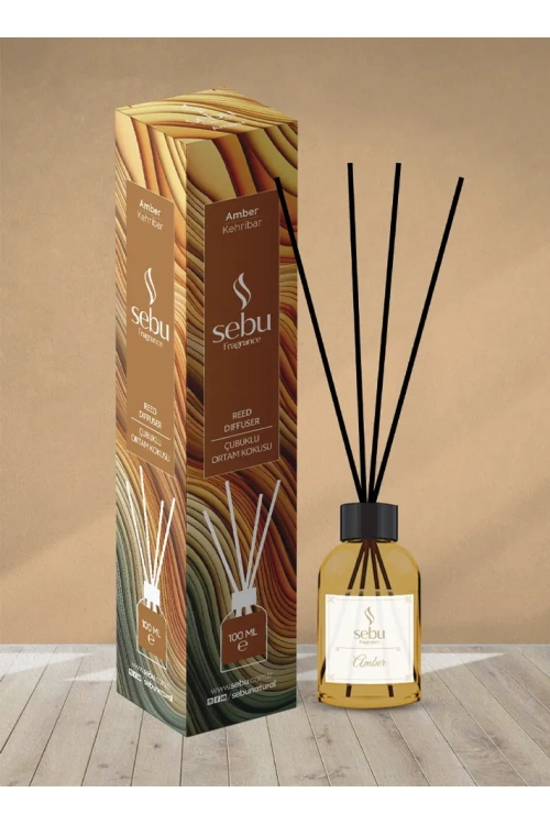 Kehribar Ortam Kokusu Bambu Çubuklu Sebu 100 Ml
