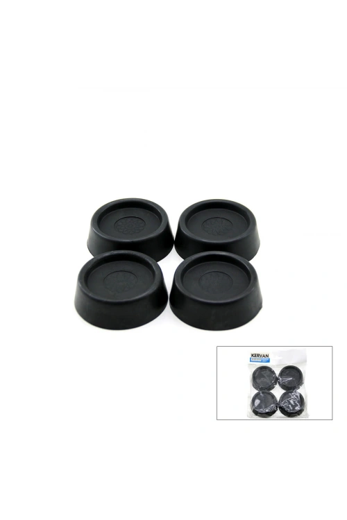 Kervan ( Siyah ) ( 4pcs ) Çamaşır Makine Titreşim Önleyici Ayak*140