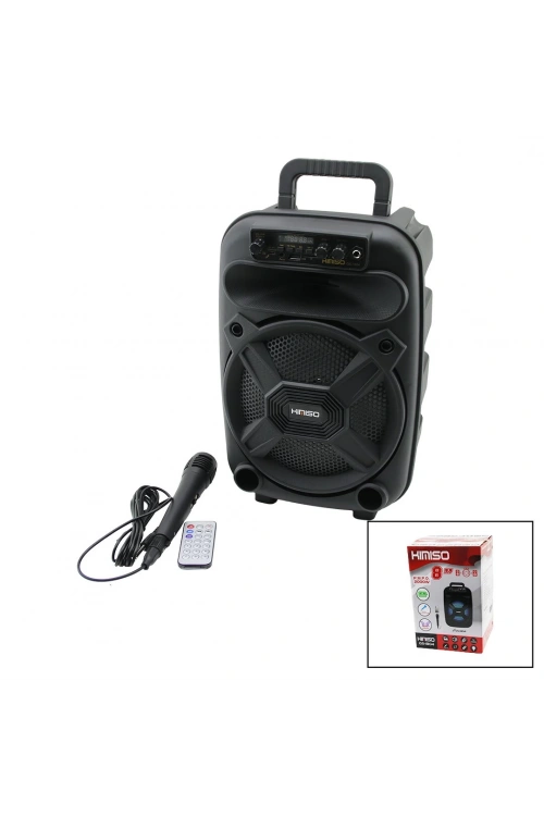 Kımıso Os-1804 Pl-4530 ( 8) Speaker Hoparlör (kumandalı) (bluetooth) (mikrofonlu) (p.m.p.o 2000w) (ışıklı) (usb& Tf& Aux& Mıc)*8