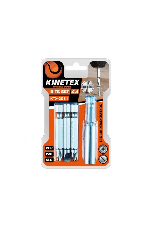Kınetex Ktx-3081 ( 4pcs & Ph2-pz2-sl6 ) Bits Uç Set*144