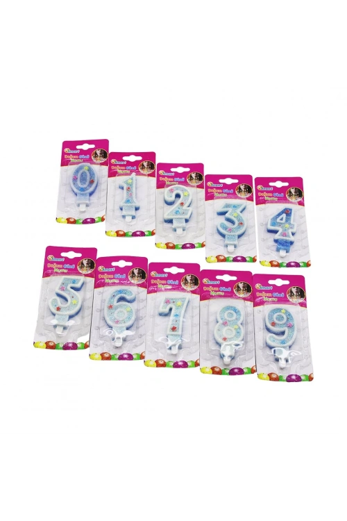 Ksmart K-9809 ( Rakamlı & Simli ) Doğum Günü Mumu*36x20