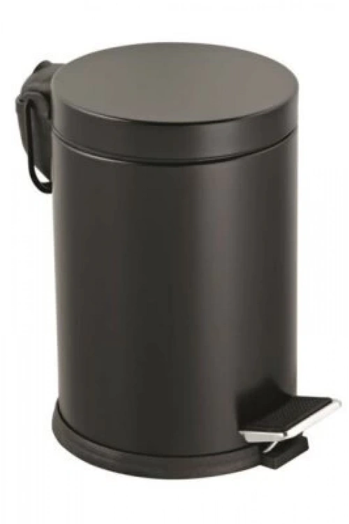 Lalezar Lzr-811-s ( 3lt ) ( Siyah ) Pedallı Metal Çöp Kovası*8