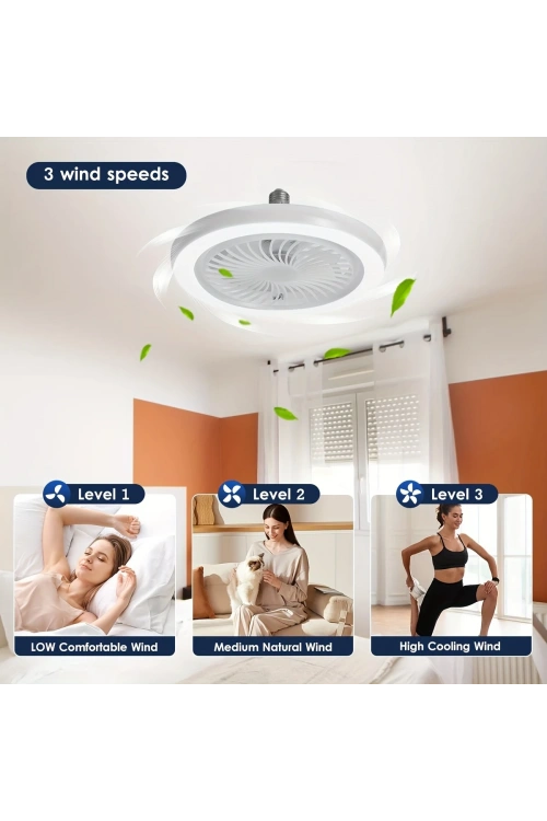Led Lambalı Tavan Vantilatörleri
