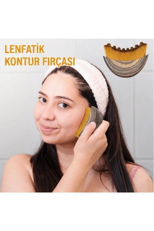 Lenf Drenaj ve Çene Şekillendirme Fırçası Çok Fonksiyonlu