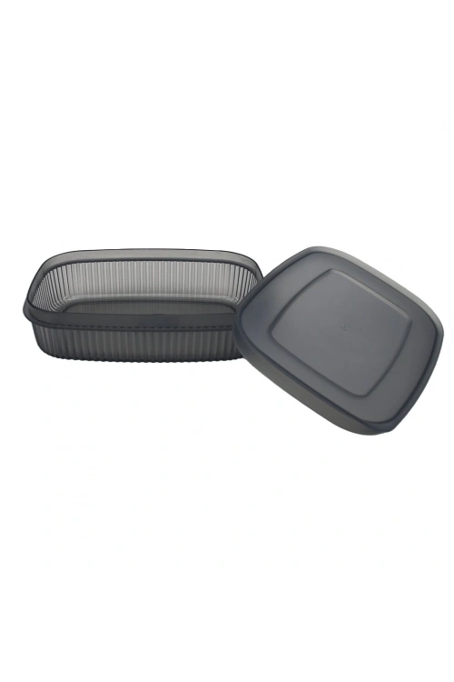 Lova Lv-274 ( 600ml & Gri ) Shell Saklama Kabı Plastik*24=k